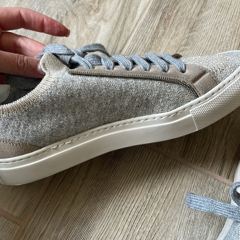Brunello Cuchinelli Gorgeous Tennis Shoes 37 1/2. EUC - Picture 5 of 8